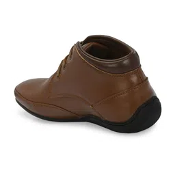 Egoss Men Round Toe Leather Regular Boots image 3