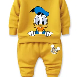 x2o Infants Kids Mickey Mouse & Donald Duck Printed Sweatshirt With Joggers image 1