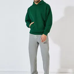 Styli Men Printed Hooded Sweatshirt image 3