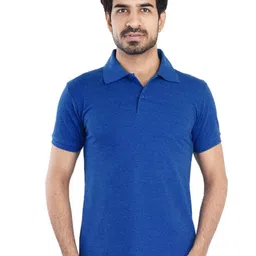 Clothe Funn Polo Collar Knitted Regular Fit T-shirt-image-43