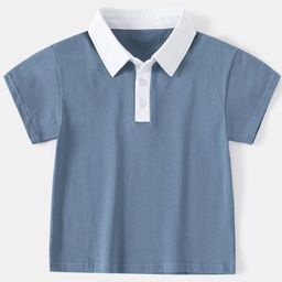 StyleCast Boys Polo Collar Solid T-shirt-picture-30