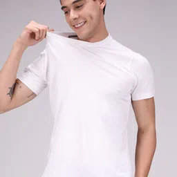 SPORTO Men White 4-Way Stretch Wrinkle-Free T-shirt-picture-36