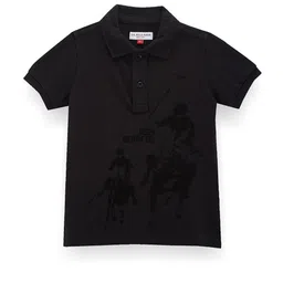 U.S. Polo Assn. Kids Boys Graphic Printed Polo Collar Cotton T-shirt-picture-24