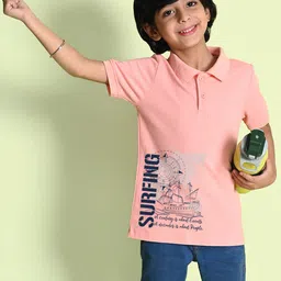 NUSYL Boys Printed Polo Collar T-shirt-picture-23