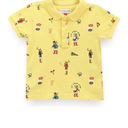 U.S. Polo Assn. Kids Boys Conversational Printed Polo Collar Cotton T-shirt-picture-42