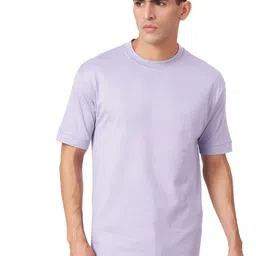 ZU Round Neck Drop-Shoulder Sleeves Pure Cotton Oversized T-shirt-picture-39