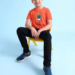 U.S. Polo Assn. Kids Boys Graphic Printed Pure Cotton T-shirt-picture-28