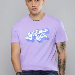 Levis Brand Logo Printed Pure Cotton T-shirt-image-18