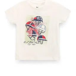 U.S. Polo Assn. Kids Boys Graphic Printed Pure Cotton T-shirt-picture-37