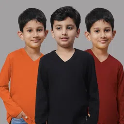 Friskers Boys 3 V-Neck T-shirt-picture-57