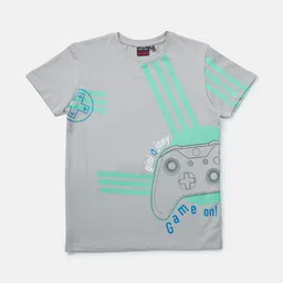 Gini and Jony Infant Boys Graphic Printed Round Neck Cotton T-shirt-image-82