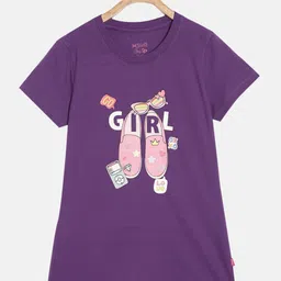 DIXCY SCOTT Slimz Girls Graphic Printed T-shirt image 1