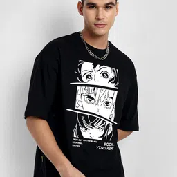 THALASI Graphic Printed Round Neck Oversized T-shirt-picture-19