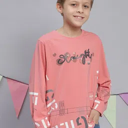 Monte Carlo Boys Typography Printed Long Sleeves Pure Cotton T-shirt-picture-37