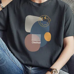 StyleCast x Revolte Men Printed Raw Edge T-shirt-picture-12