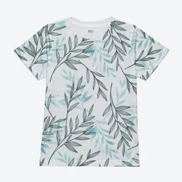 Wear Your Mind Boys Floral Printed Tropical T-shirt-image-24