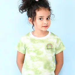 NUSYL Tie and Dyed Round Neck Casual T-shirt-picture-55