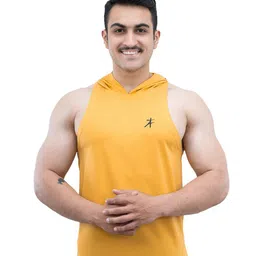 Athflex Hooded Cotton Sports T-shirt-picture-11