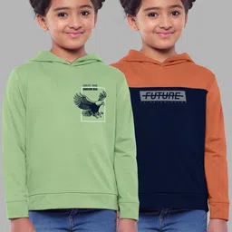 HELLCAT Girls Printed Hooded Cotton Sweatshirt-picture-20