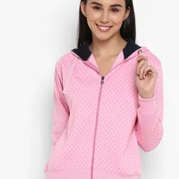Alan Jones Polka Dots Printed Hooded Sweatshirt-picture-40