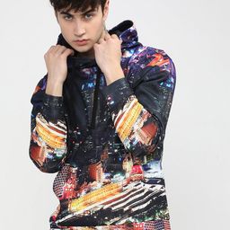 HIGHLANDER Men Multi Printed Hooded Sweatshirt-picture-10