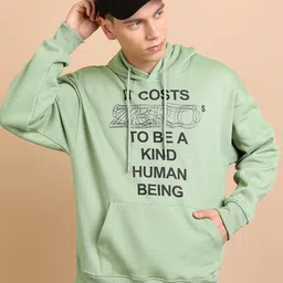 HIGHLANDER Typography Printed Hooded Oversized Drop Shoulder Sleeves Pullover Sweatshirt-picture-40