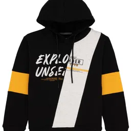 Status Quo Boys Typography Printed Hooded Cotton Sweatshirt-picture-10