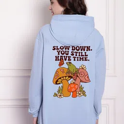 Imsa Moda Typography Printed Fleece Oversized Hooded Pullover Sweatshirt-picture-36