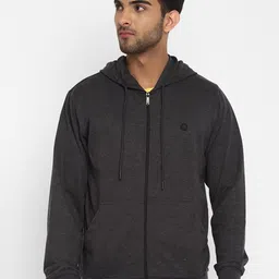 Turtle Men Charcoal Hooded Sweatshirt-picture-37