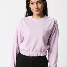 20Dresses Women Lavender Cotton Sweatshirt-picture-26