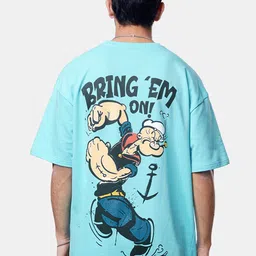 The Souled Store Men Printed Cotton Oversized T-Shirt-picture-21