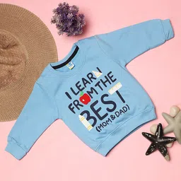 V-Mart Unisex Kids Printed Round Neck Acrylic Sweatshirt-picture-39