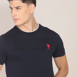 U.S. Polo Assn. Men Cotton T-shirt image 1