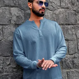 Maniac Men Henley Neck T-shirt image 1