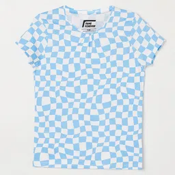Fame Forever by Lifestyle Girls Geometric Printed Cotton T-shirt-picture-48