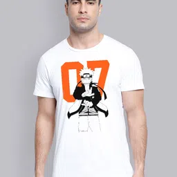 Free Authority Naruto White Color Men's Half Sleeve Tshirt-image-66