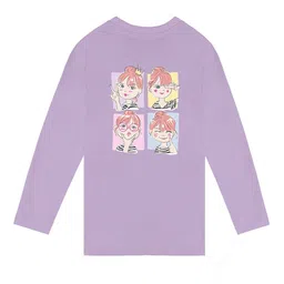 BAESD Girls Long Sleeves Typography Cotton Casual T-shirt-picture-40