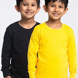 Friskers Boys Pack Of 2 Pure Cotton T-shirts-image-57