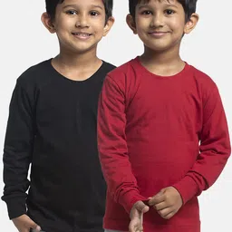 Friskers Boys Pack Of 2 Pure Cotton T-shirts-image-95
