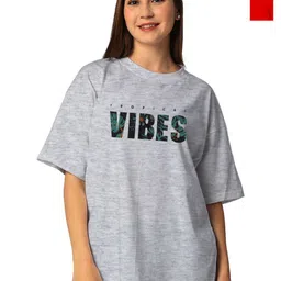 STATUS MANTRA Women Typography 2 Checked T-shirt-picture-27