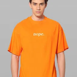 Besick Men Typography Checked T-shirt-picture-17