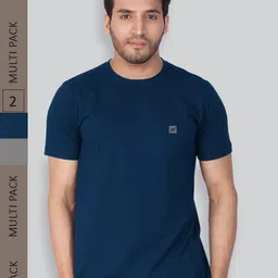 LUX NITRO Pack Of 2 Anti Odour Lounge T-shirts-image-22