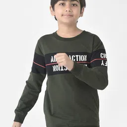 Crimsoune Club Boys Printed Cotton Sweatshirt-image-84