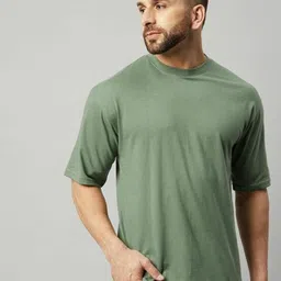 Elibolz Drop-Shoulder Sleeves Oversized T-shirt-picture-12