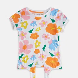 Pantaloons Junior Girls Floral Printed Cotton T-shirt image 1