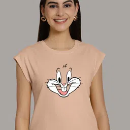 Friskers Graphic Printed Extended Sleeves Pure Cotton Crop T-shirt-picture-20