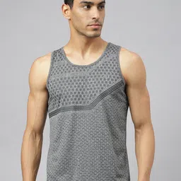 Alcis Men Heather Anti-Static Slim-Fit Distance Running Singlet-picture-37