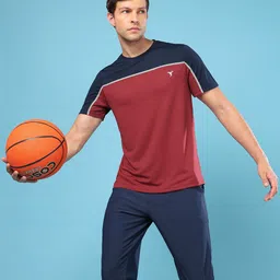 Technosport Colourblocked UPF50 Round Neck Slim Fit T-shirt-picture-27