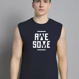 Friskers Typography Printed Slim Fit Pure Cotton T-shirt-image-82