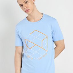Flying Machine Graphic Printed Cotton T-shirt-picture-47